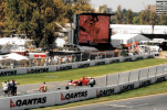 Ferrari in the pit lane