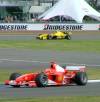 Michael Schumacher and a Jordan